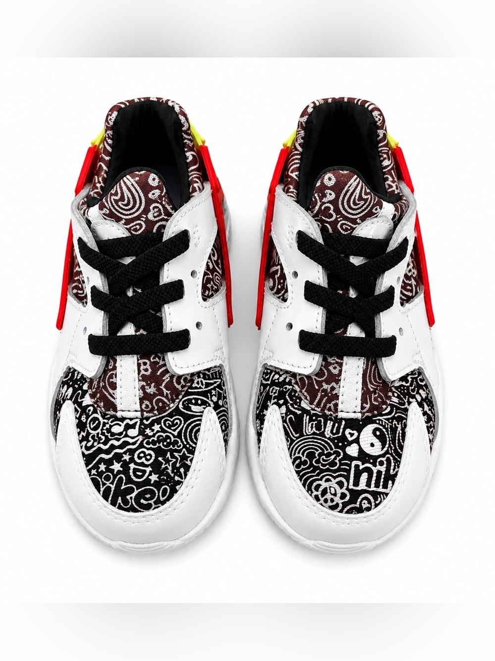 Nike Toddler Huarache Run SE 9C Bandana Graffiti Print DV2244-100